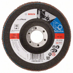 Ламелен диск BOSCH Standard for Metal 125 mm P80