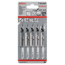 Ножове за прободен трион BOSCH Clean for Hard Wood T 101 AIF