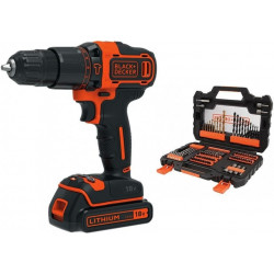 Акумулаторен ударен винтоверт BLACK&DECKER BDCHD18S1A