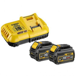 Комплект две батерии и зарядно DeWALT DCB118T2