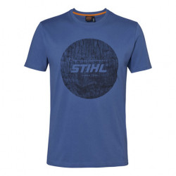 Мъжка синя тениска STIHL WOOD CIRCLE