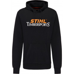 Черен суитчър с качулка STIHL