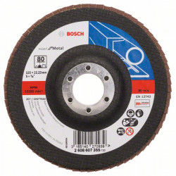 Ламелен диск BOSCH Expert for Metal 125 mm P80