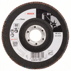 Ламелен диск BOSCH Best for INOX 125 mm G80