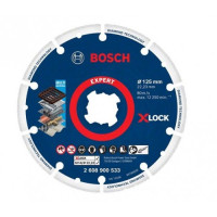 Диамантен диск за метал BOSCH X-LOCK 125 mm