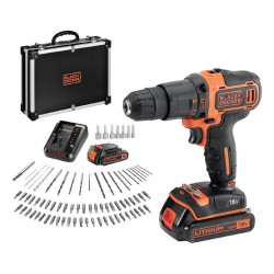Акумулаторен ударен винтоверт BLACK&DECKER BDCHD18BAFC
