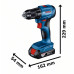 Акумулаторен винтоверт BOSCH GSR 185-LI