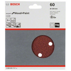 Комплект шкурки BOSCH C430, 150 mm, K60