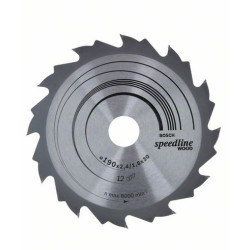 Циркулярен диск BOSCH Speedline Wood Ф190х30x2.6 mm