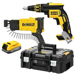 Акумулаторен винтоверт DeWALT DCF620E1K + пълнител DCF6202
