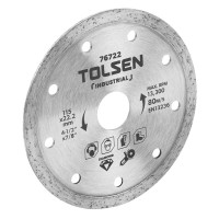 Диамантен диск за фаянс TOLSEN 125 mm 