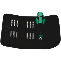 Комплект отвертка с накрайници WERA KK40