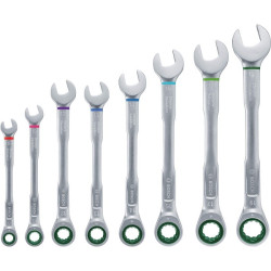 Комплект ключове с тресчотка BOSCH - 8 части
