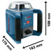 Ротационен лазер BOSCH GRL 400 H, 2x1,5 Ah, L-BOXX