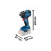 Акумулаторен ударен гайковерт BOSCH GDR 18V-200