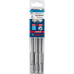 Свредла BOSCH EXPERT SDS plus-7X - 6x100x165 mm - 10 броя