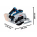 Акумулаторен циркуляр BOSCH GKS 185-LI Solo, L-Boxx