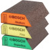 Комплект комбинирани шлифовъчни гъби BOSCH EXPERT S470 - 3 броя