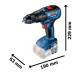 Акумулаторен ударен винтоверт BOSCH GSB 18V-50 SOLO