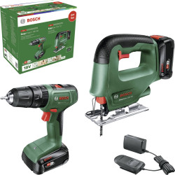 Акумулаторен винтоверт BOSCH EasyImpact 18V-40 + акумулаторно зеге BOSCH EasySaw 18V-70