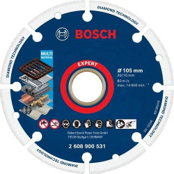 Диамантен диск за метал BOSCH EXPERT Diamond Metal Wheel 105x20/16 mm 
