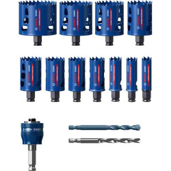 Комплект боркорони BOSCH EXPERT Tough Material 20-76 mm - 14 броя