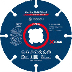 Дискове BOSCH EXPERT Carbide Multi Wheel X-LOCK 115 mm -10 броя