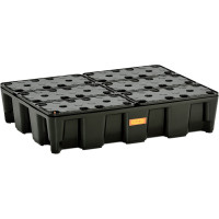 Палетен резервоар с решетка CEMO 60 HD - 80x60x18 cm