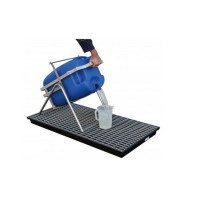 Стойка за изпразване на туби до 60l CEMO 67x47x82 cm