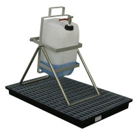 Стойка за изпразване на туби до 30l CEMO 67x39x74 cm