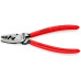 Клещи кербовъчни KNIPEX за изолирани накрайници, 180 mm