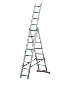 Професионална трираменна алуминиева стълба KRAUSE CORDA 3x08