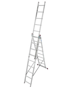 Професионална трираменна алуминиева стълба KRAUSE CORDA 3x09