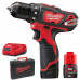 Акумулаторен ударен винтоверт MILWAUKEE M12BPD-202X