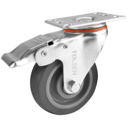 Колело със спирачка TOLSEN 100 mm