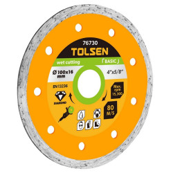 Диамантен диск за фаянс TOLSEN 125x5 mm