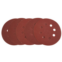 Шкурка за ексцентършлайф TOLSEN Ø125 mm, К40 - 5 бр.