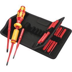 Комплект отвертка с накрайници WERA KK VDE 15 Torque 1.2-3.0 Nm