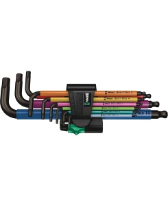 Комплект ключове WERA L-key 950/9 Hex-Plus Multicolour 1