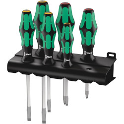 Комплект отвертки WERA 334 SK/6 Kraftform Plus Lasertip