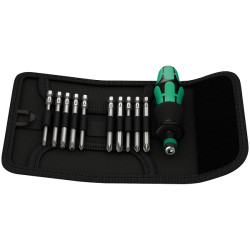 Комплект отвертка с накрайници WERA Kraftform Kompakt 41