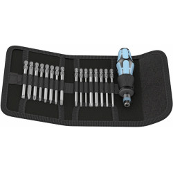 Комплект отвертка с накрайници WERA Kraftform Kompakt 60