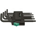 Комплект L-образни ключове WERA 967/9 TX 1 SB TORX BlackLaser