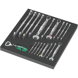 Комплект гаечни ключове с тресчотка 9731 WERA 6003 Joker Set 1 с дунапренена вложка