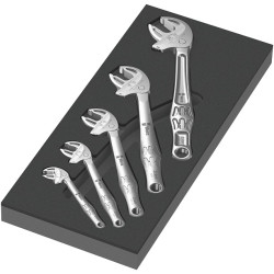 Комплект гаечни ключове 9732 WERA 6004 Joker Set 1 с дунапренена вложка