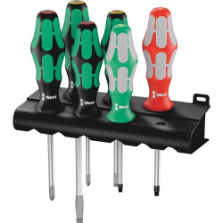 Комплект отвертки WERA 334/368/6 Kraftform