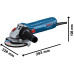 Ъглошлайф BOSCH GWS 12-125