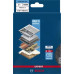 Кече за полиране BOSCH EXPERT N880 115x140 mm - 2 броя