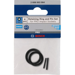 Пръстен и щифт за вложка PRO Impact Socket 1/4''