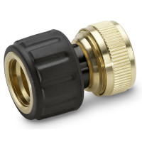 Месингов куплунг за маркучи с Aqua Stop KARCHER 1/2", 5/8"